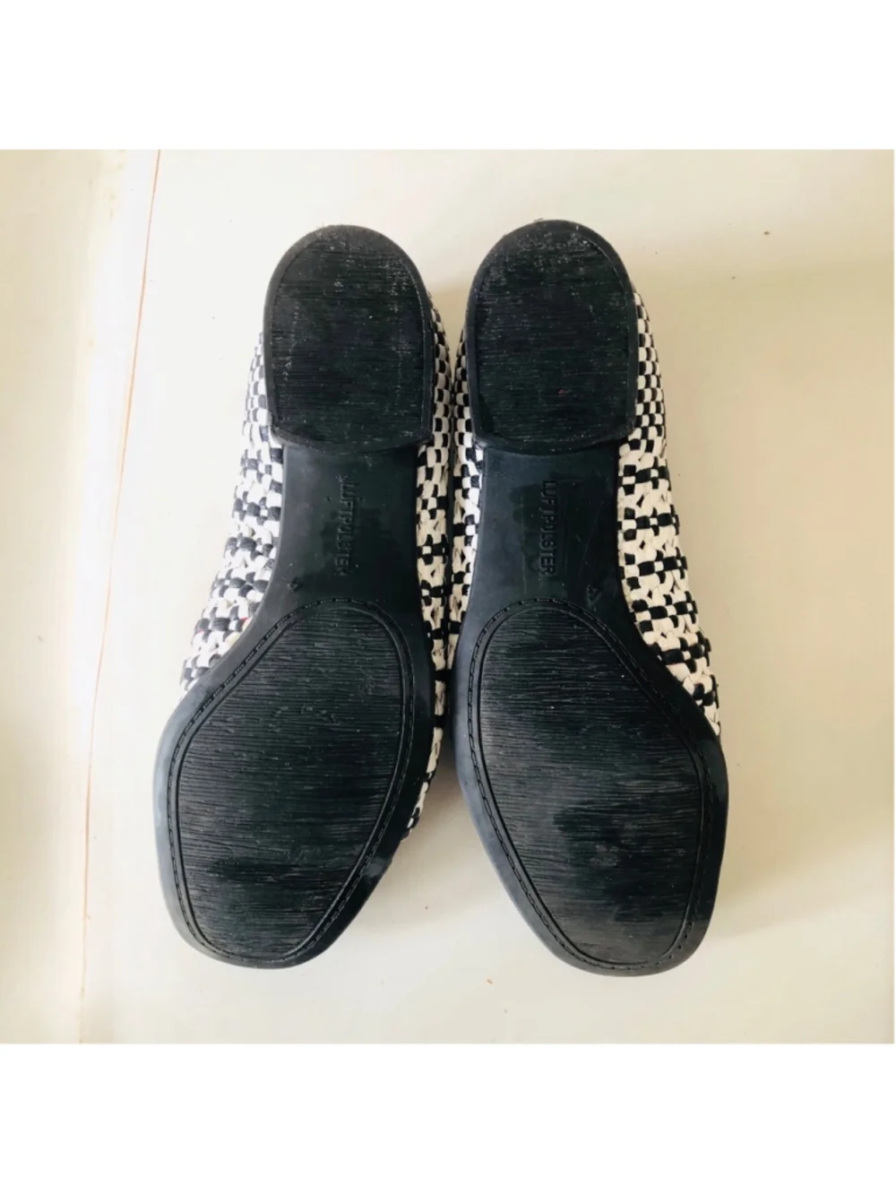 ARA Luftpolster Slip On Loafers Woven Leather US Size 6.5 Rare Vintage Artisanal